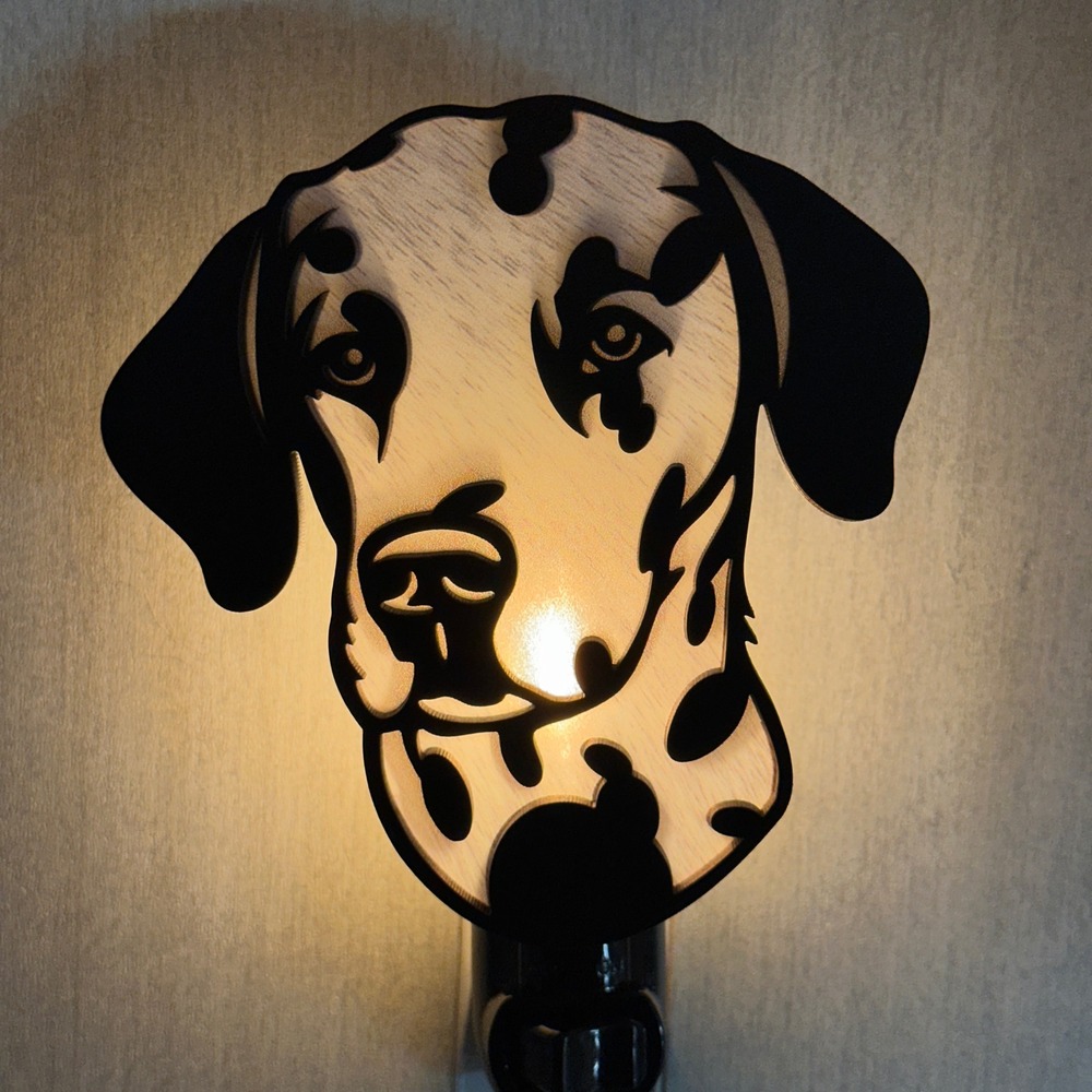 Dalmatian Dog Night Light Fireman Pet Lover‎ Dog Mom Gift